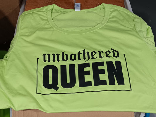 Unbothered Queen tee