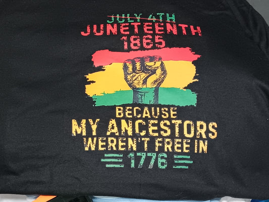 Juneteenth tee shirt